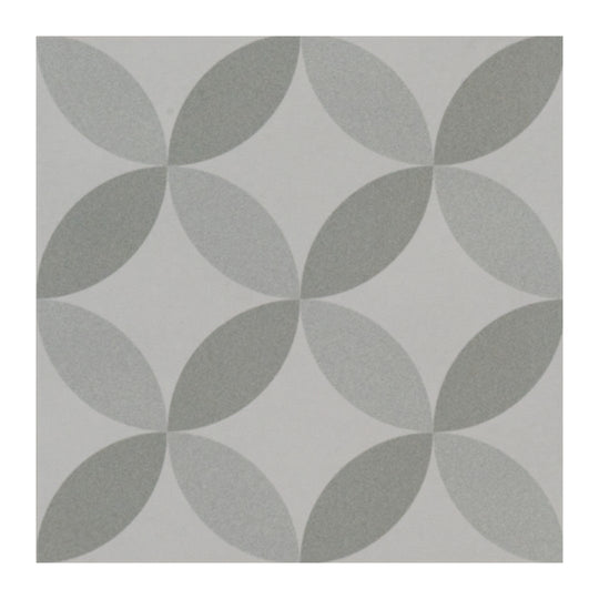 Keystone 8" x 8" More Decor Matte Porcelain Deco Tile