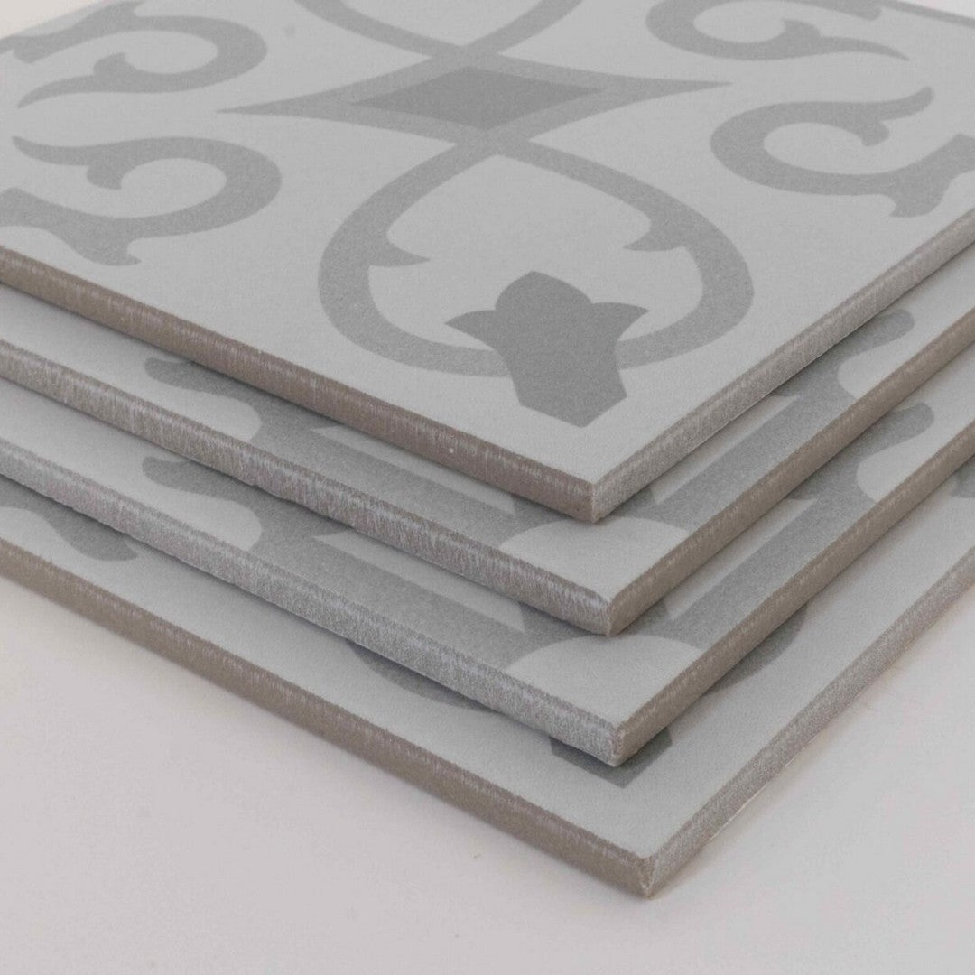 Keystone 8" x 8" More Decor Matte Porcelain Deco Tile-More Décor 3