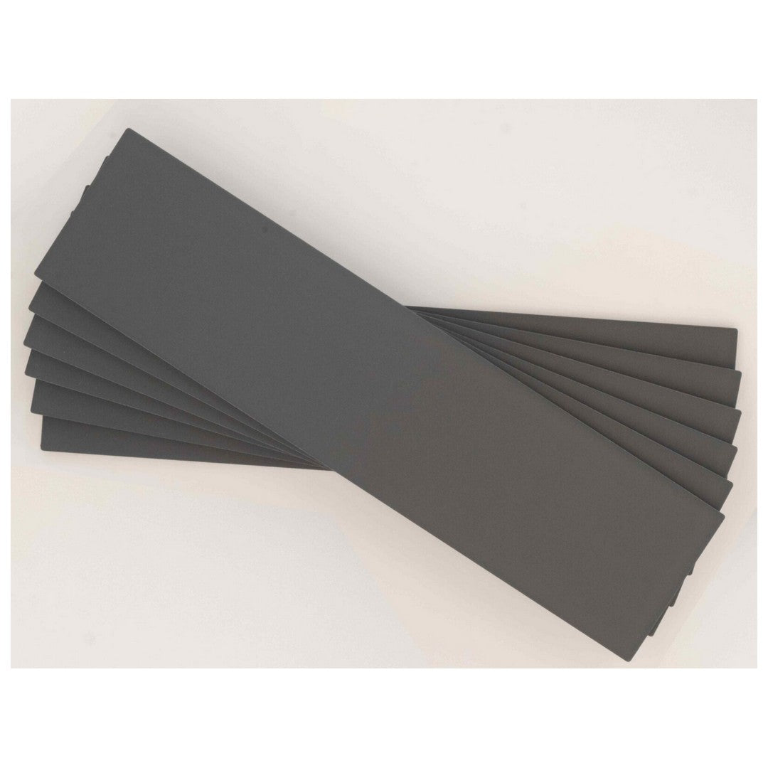 Keystone 3" x 12" Regolo Flat Matte Porcelain Wall Tile-Ardesia