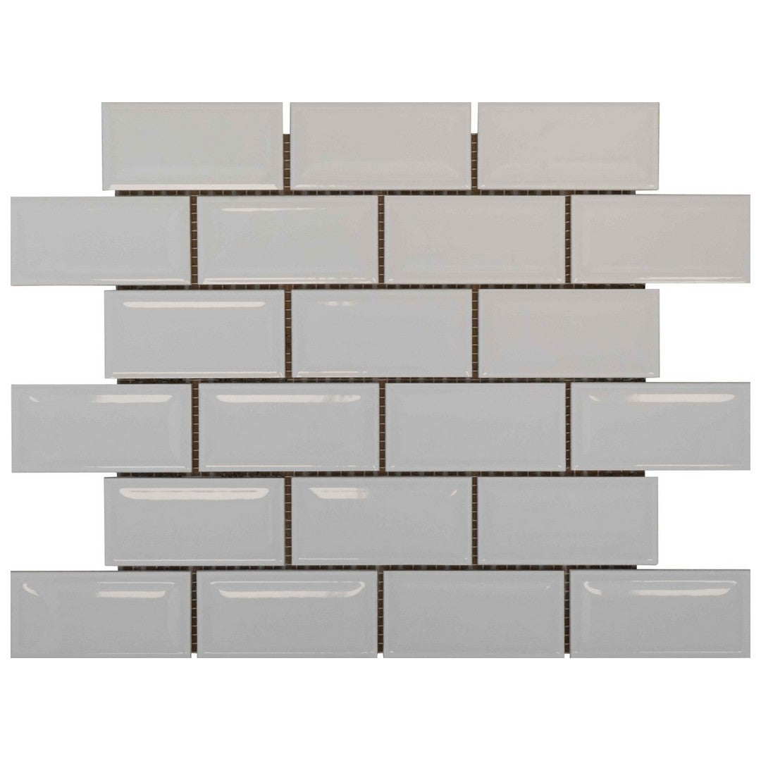 Keystone 12" x 12" Twins Glossy Porcelain Mosaic