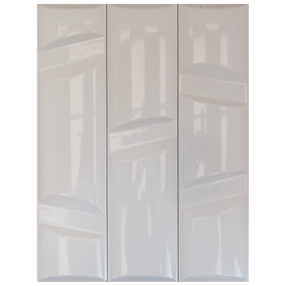 Keystone 4" x 16" Volume No.2 Polished Ceramic Wall Tile