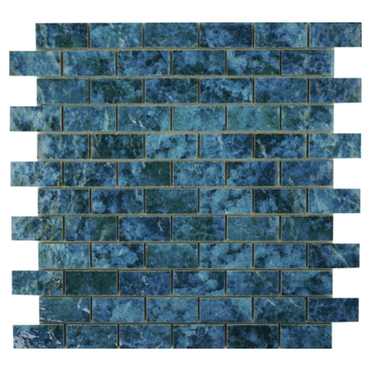 Keystone 12" x 12" Neptune Glossy Porcelain Mosaic