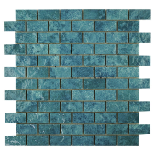 Keystone 12" x 12" Neptune Glossy Porcelain Mosaic