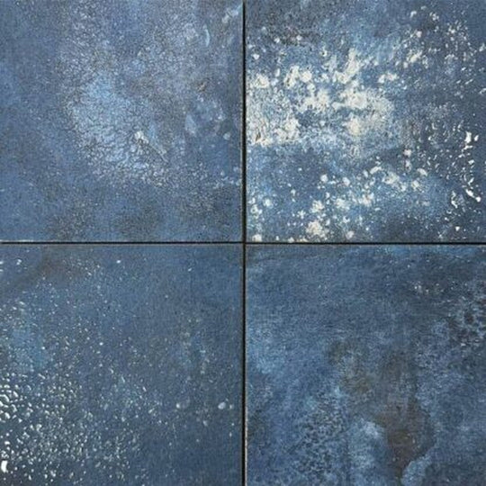 Keystone 6" x 6" Beach Porcelain Pool Tile-Blue