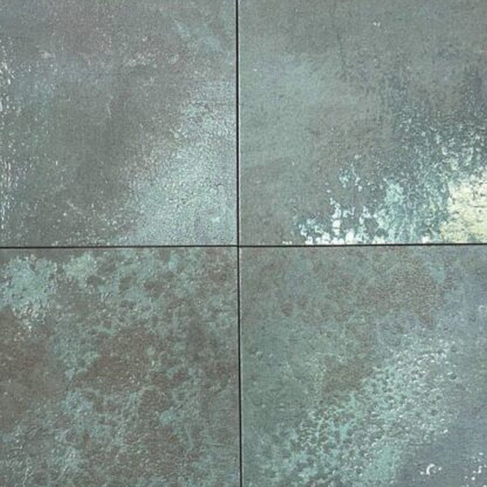 Keystone 6" x 6" Beach Porcelain Pool Tile-Green