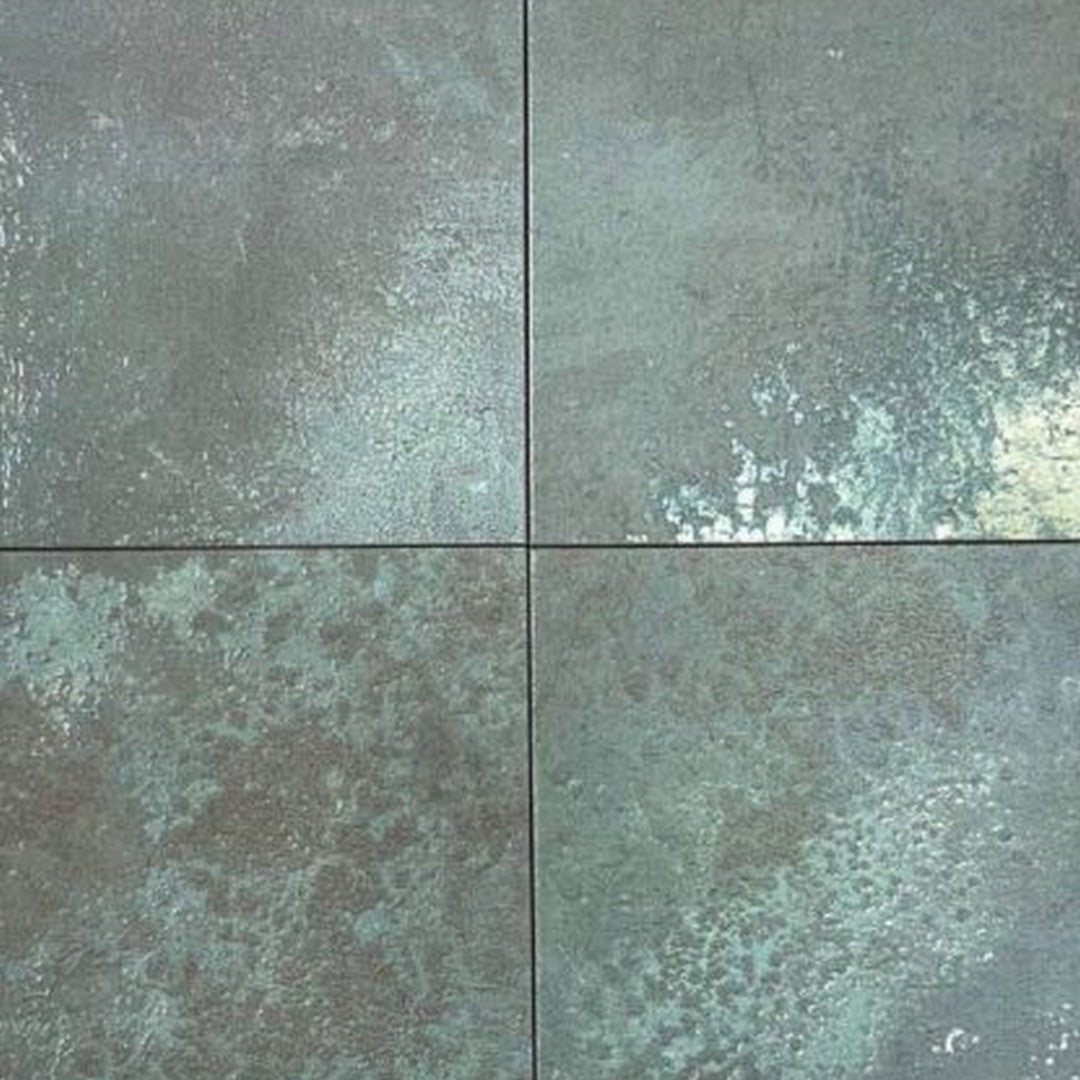 Keystone 6" x 6" Beach Porcelain Pool Tile-Green