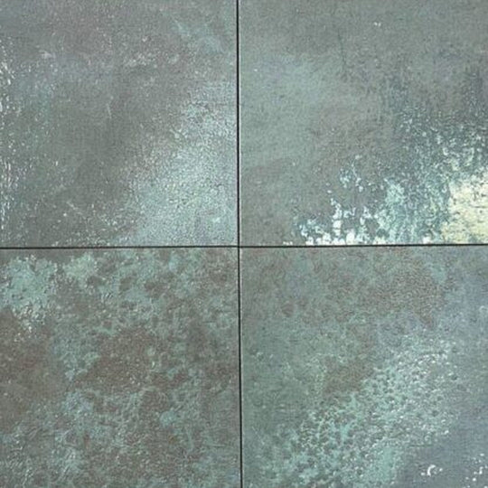 Keystone 6" x 6" Beach Porcelain Pool Tile-Green