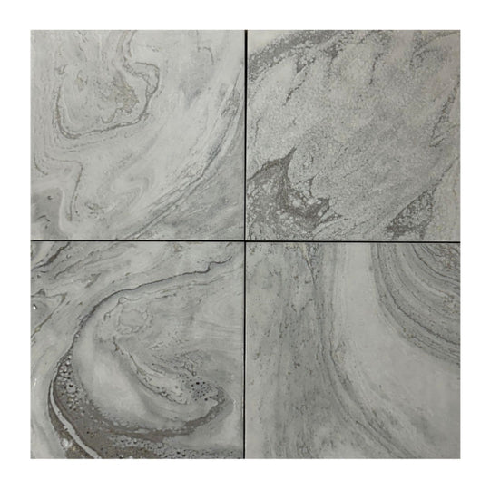 Keystone 6" x 6" Swirl Polished Porcelain Pool Tile