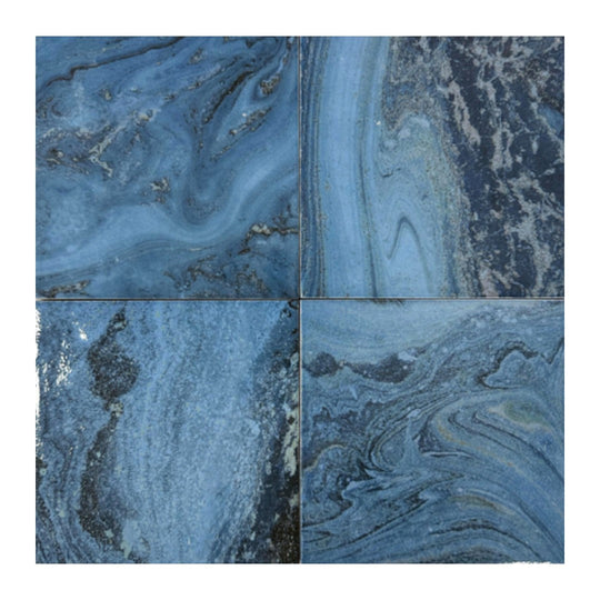 Keystone 6" x 6" Swirl Polished Porcelain Pool Tile