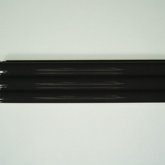 Keystone 2.5" x 10" Monoscopio Glossy Ceramic Wall Tile-3 Black