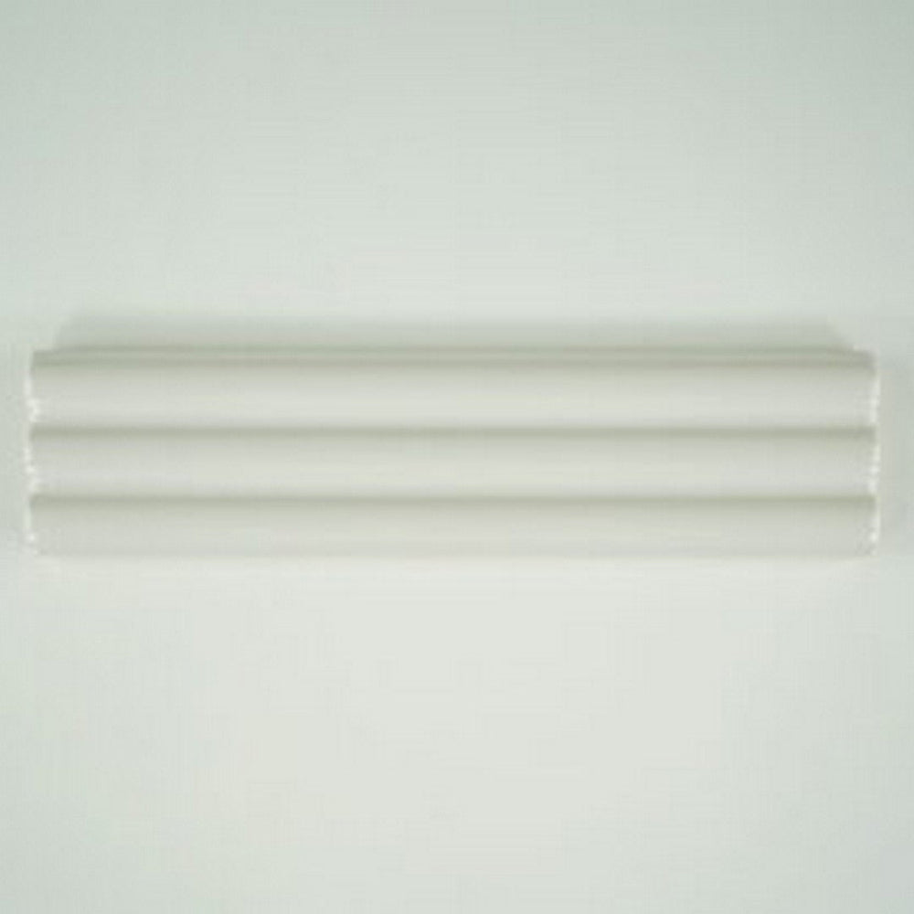 Keystone 2.5" x 10" Monoscopio Glossy Ceramic Wall Tile-4 White