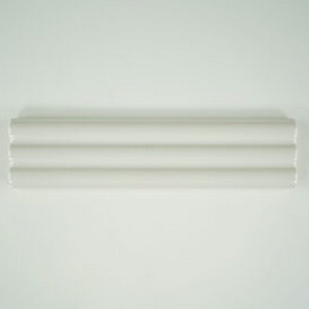 Keystone 2.5" x 10" Monoscopio Glossy Ceramic Wall Tile-4 White