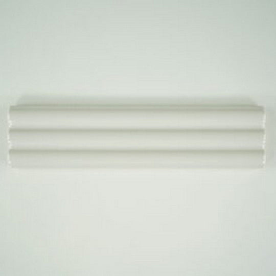 Keystone 2.5" x 10" Monoscopio Glossy Ceramic Wall Tile-4 White