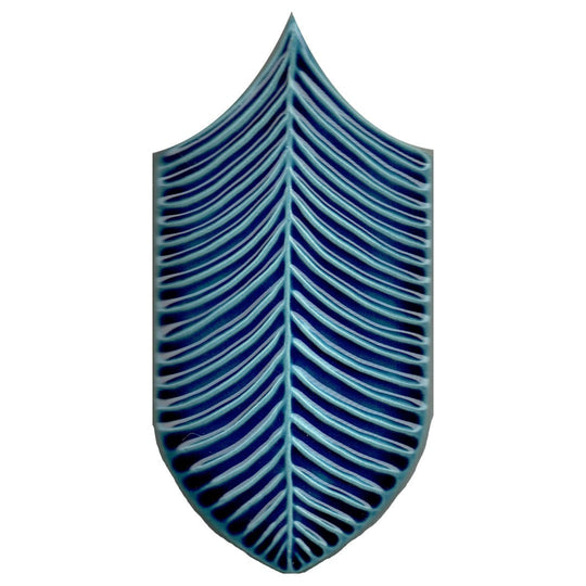 Keystone 4" x 8" Calathea Glossy Ceramic Deco Tile