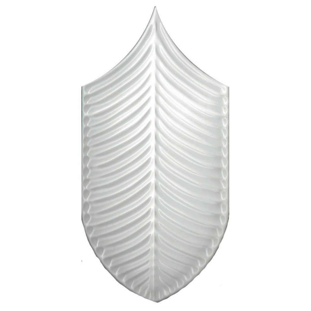 Keystone 4" x 8" Calathea Glossy Ceramic Deco Tile