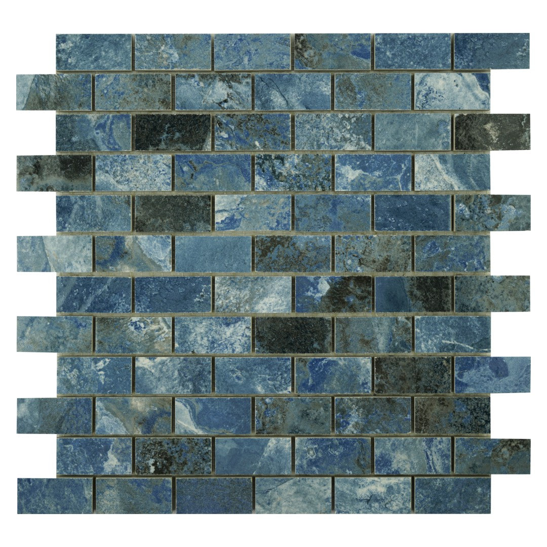 Keystone 12" x 12" Crystal Glossy Porcelain Mosaic