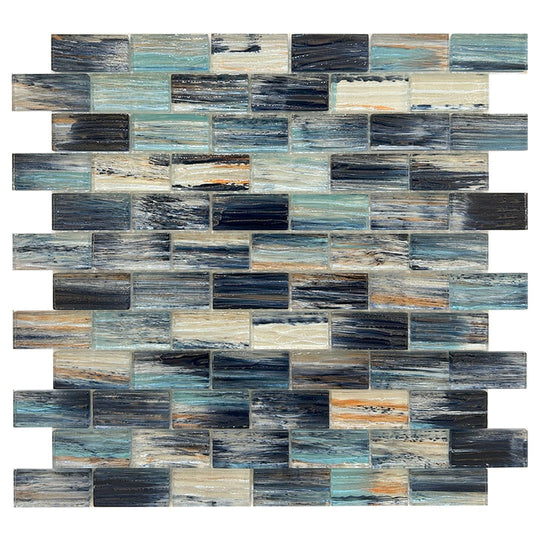 Keystone 12" x 12" Ocean Glass Mosaic