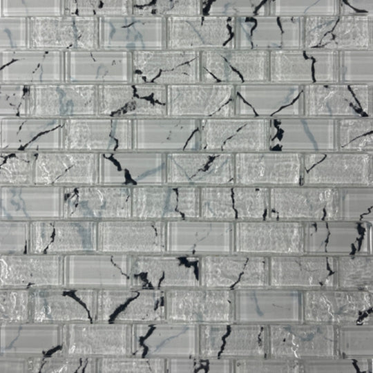 Keystone 12" x 12" Frostbite Glass Mosaic-Frostbite