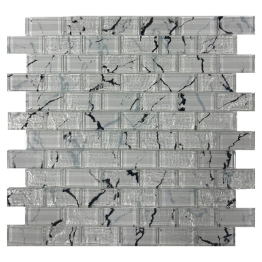 Keystone 12" x 12" Frostbite Glass Mosaic