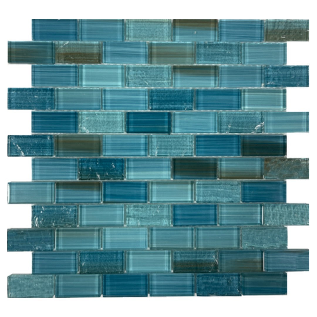 Keystone 12" x 12" Caribbean Glass Mosaic
