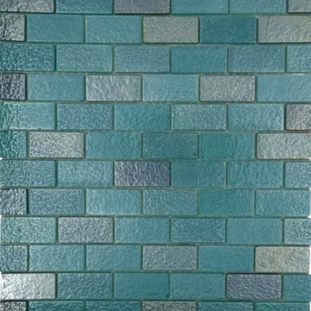 Keystone 12" x 12" Emerald Glass Mosaic-Shore