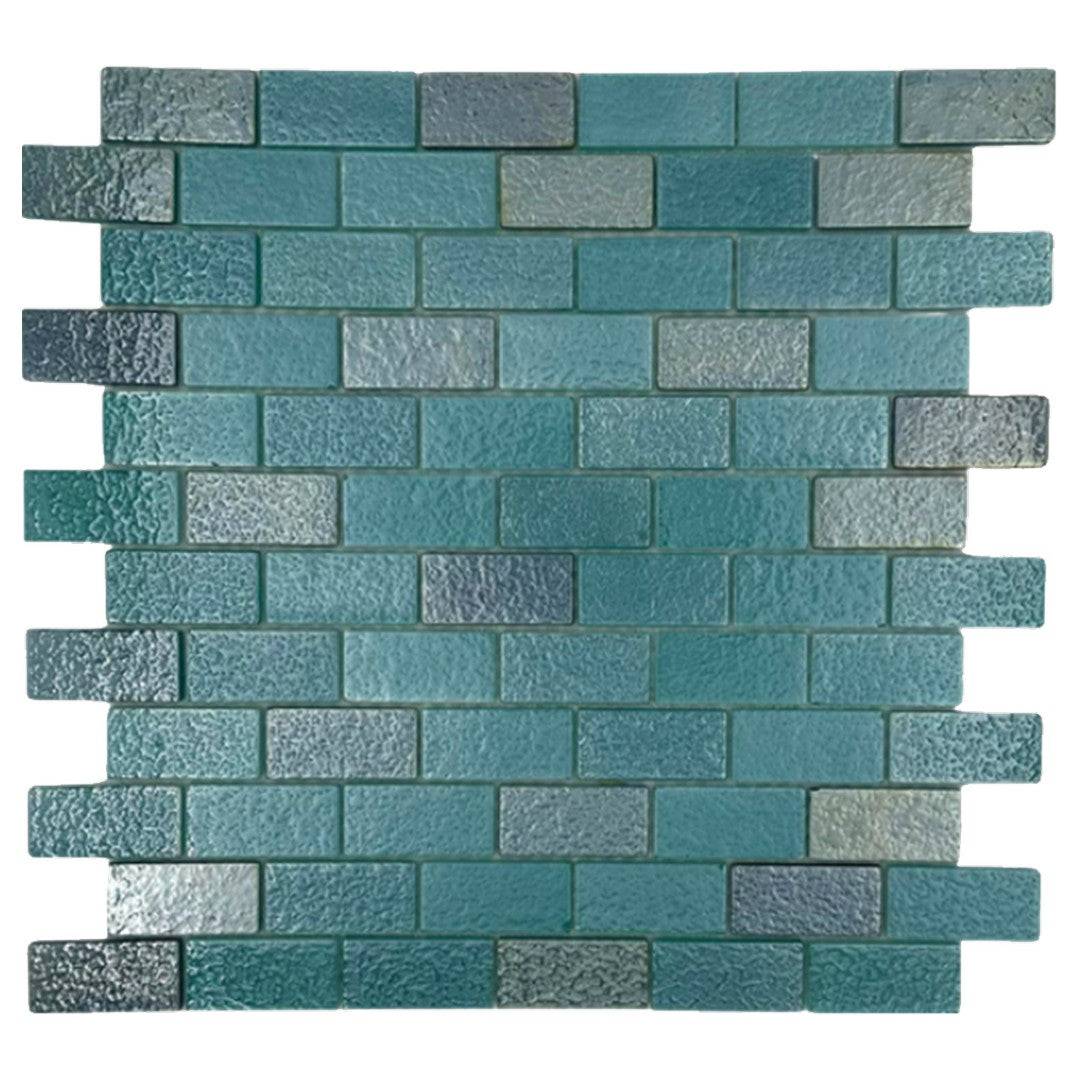 Keystone 12" x 12" Emerald Glass Mosaic
