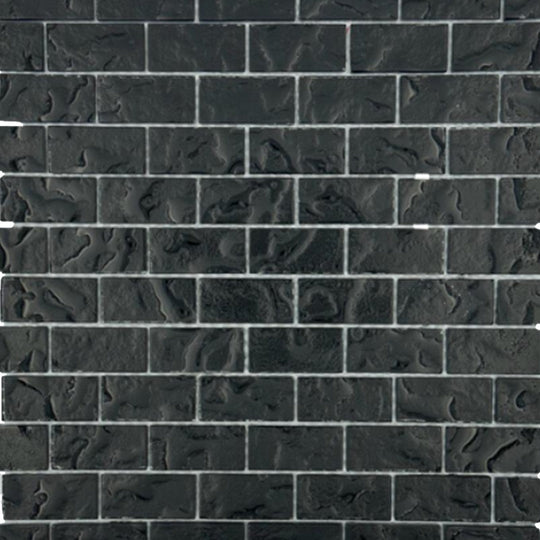 Keystone 12" x 12" Dark Matter Glass Mosaic-Dark Matter