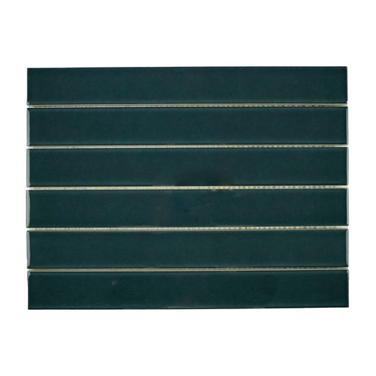 Keystone 2" x 16" Flauti Flat Porcelain Mosaic