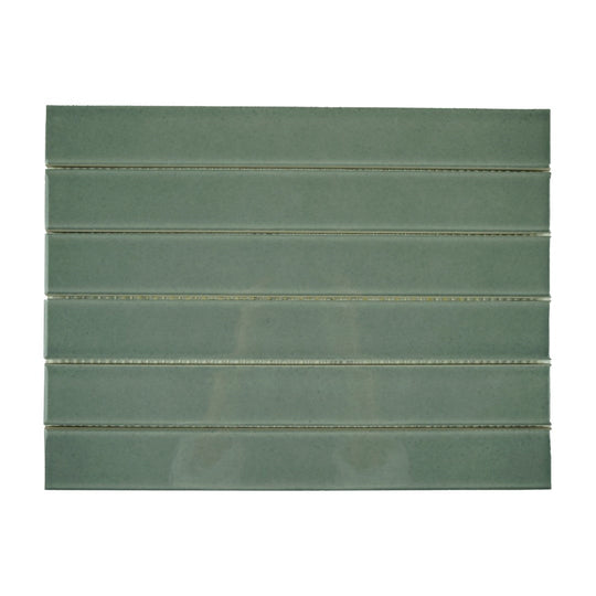 Keystone 2" x 16" Flauti Flat Porcelain Mosaic