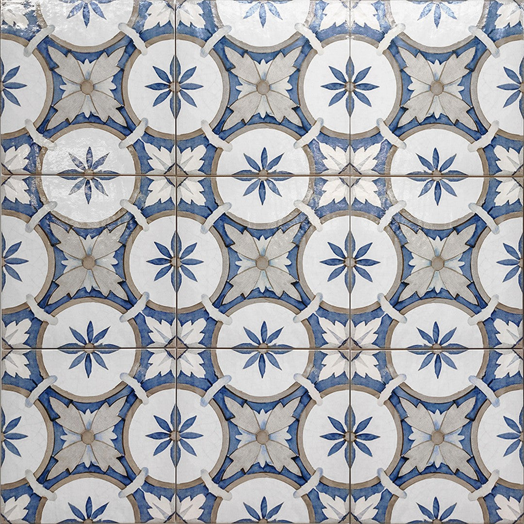 Keystone 10" x 10" Dolce Vita Porcelain Floor Tile-Capri