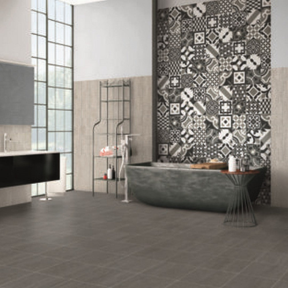 Keystone 12" x 24" City Matte Porcelain Floor Tile-London