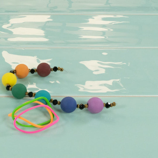 Keystone 4" x 16" Joy Glossy Ceramic Wall Tile-Aqua