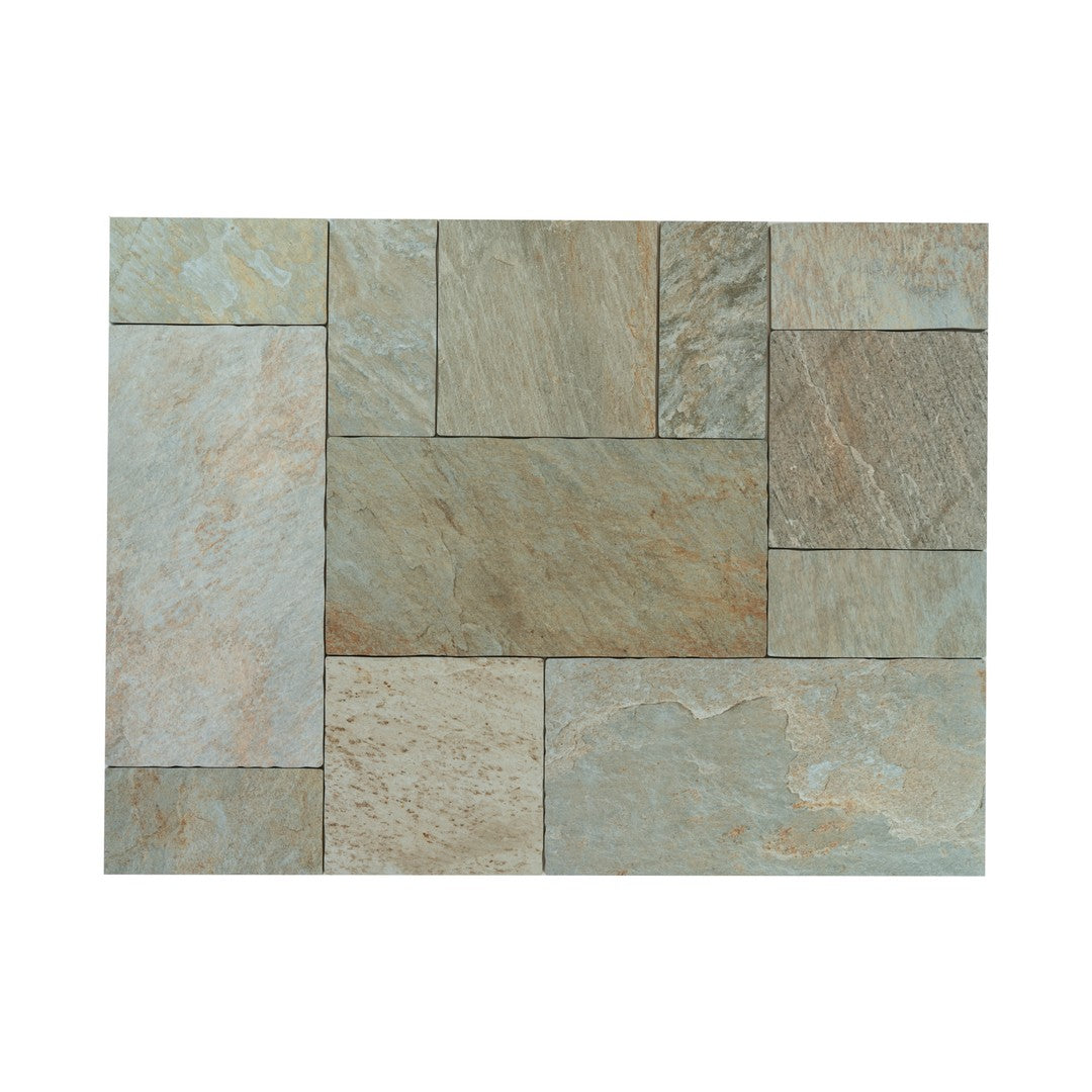 Keystone Nativa Porcelain Floor Tile-Bianco Multiformato Set