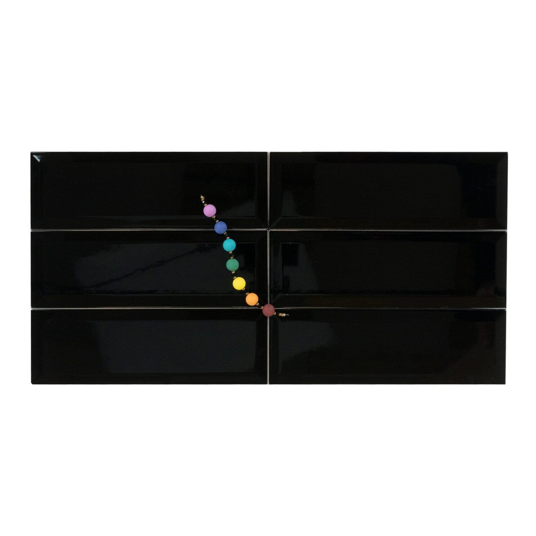 Keystone 4" x 12" Diamante Polished Ceramic Wall Tile-Ardesia