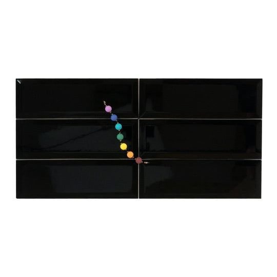 Keystone 4" x 12" Diamante Polished Ceramic Wall Tile-Ardesia