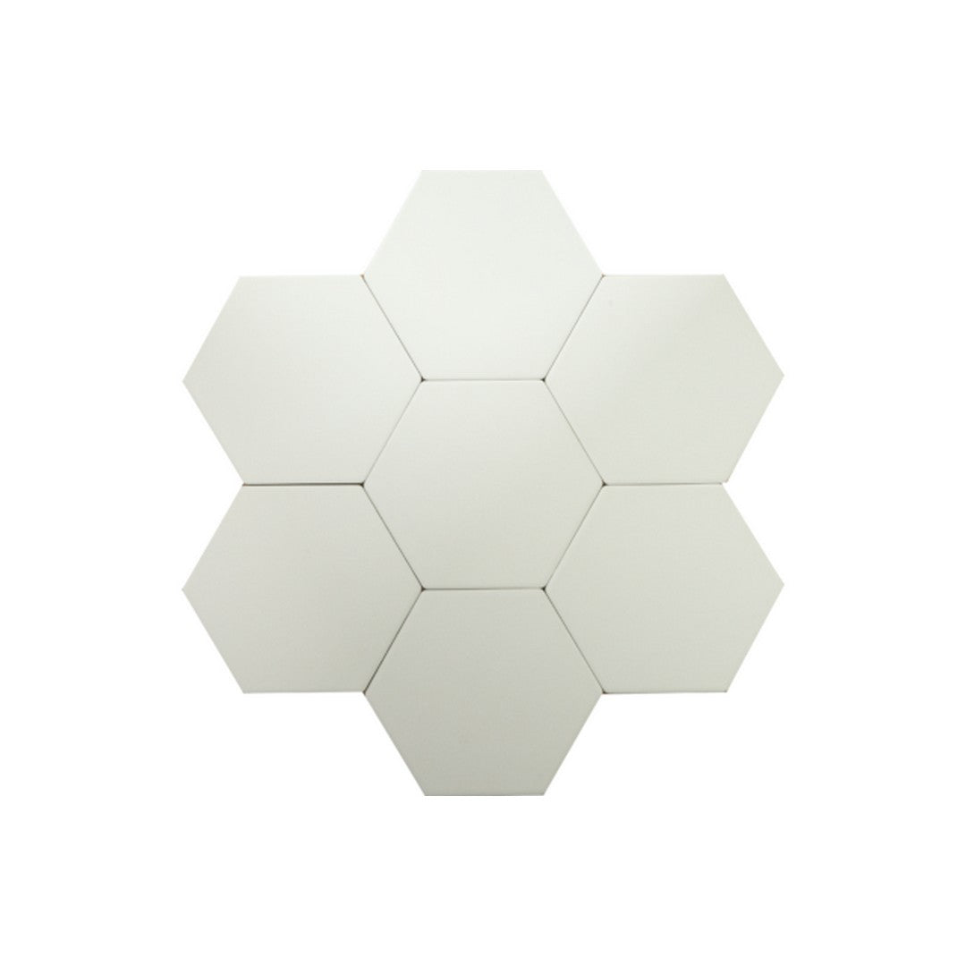 Keystone 6" Examatt Matte Porcelain Hexagon Tile