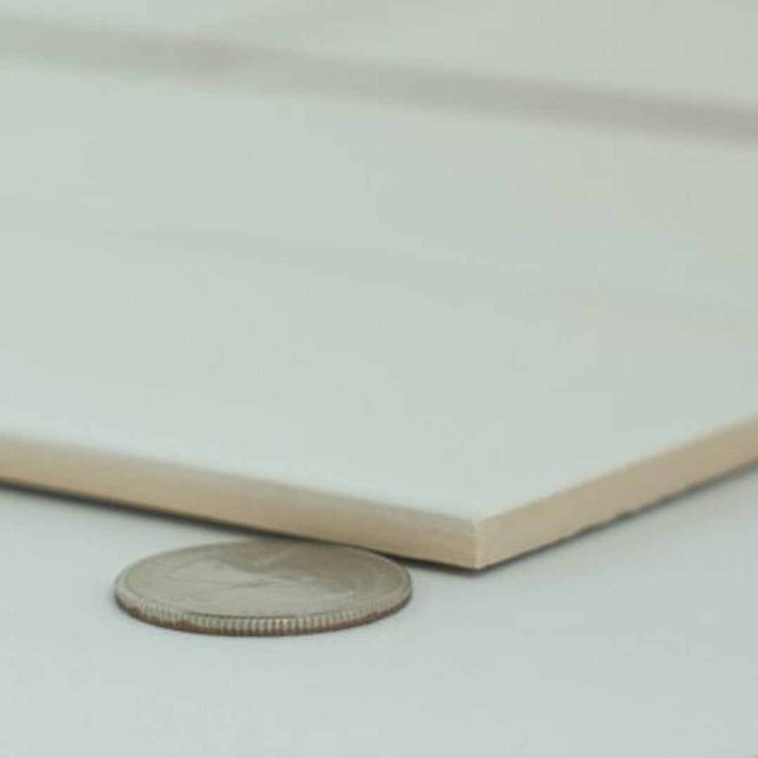 Keystone 3" x 6" Diamante Glossy Ceramic Wall Tile-Bianco