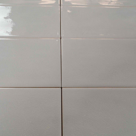 Keystone 4" x 8" Briolette Glossy Ceramic Wall Tile-Diamante