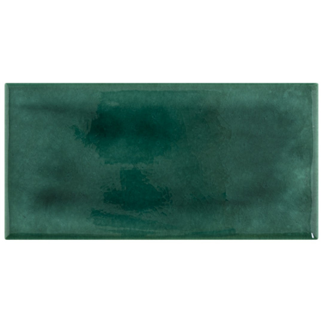 Keystone 4" x 8" Briolette Glossy Ceramic Wall Tile