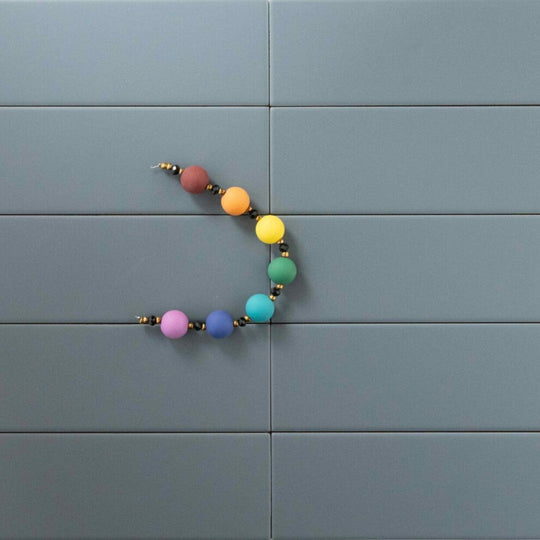 Keystone 2.5" x 10" Lingotti Matte Porcelain Wall Tile-Denim