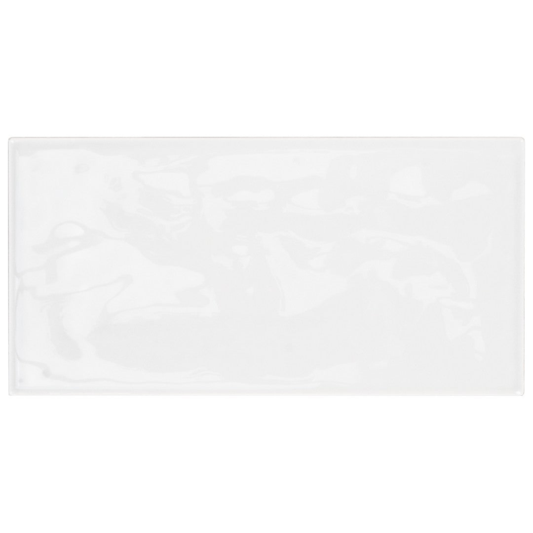 Keystone 4" x 8" Nature Glossy Ceramic Wall Tile