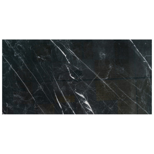 Keystone 24" x 48" Marquina Polished Porcelain Floor Tile