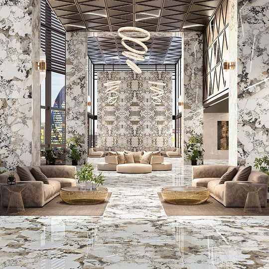 Keystone 24" x 48" Patagonia Polished Porcelain Floor Tile-Patagonia