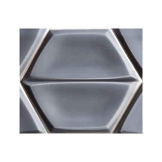 Keystone 7" Magnolia Glossy Ceramic Hexagon Tile