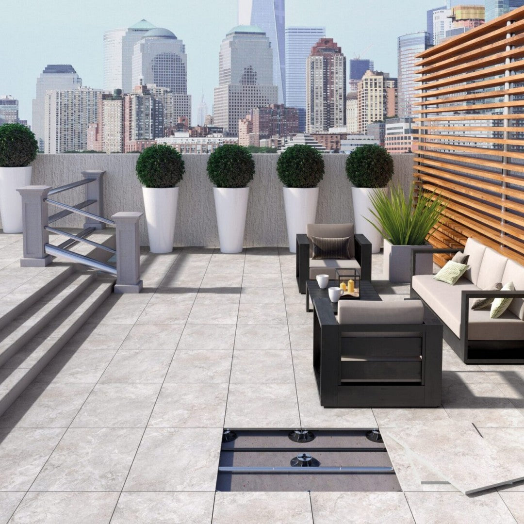 Keystone 24" x 36" Dolomia Porcelain Paver-White