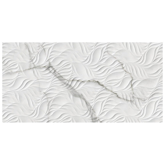 Keystone 12" x 24" Leaves Polished Ceramic Wall Tile