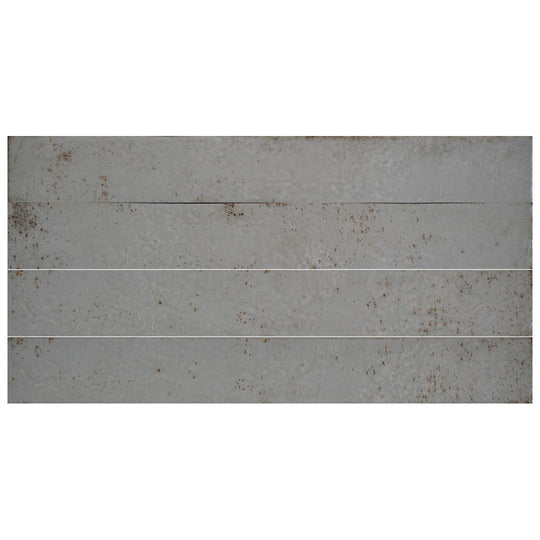 Keystone 2" x 18" Genesi Porcelain Tile-White