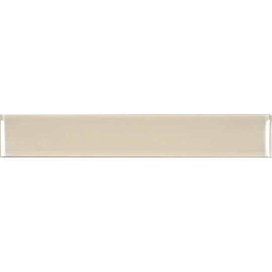 Tesoro 2" x 12" Earth Glossy Glass Subway Wall Tile