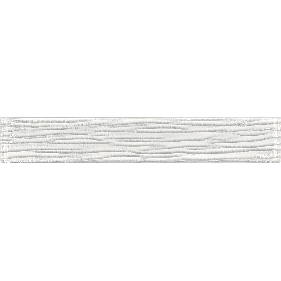Tesoro 2" x 12" Earth Glossy Glass Bamboo Wall Tile