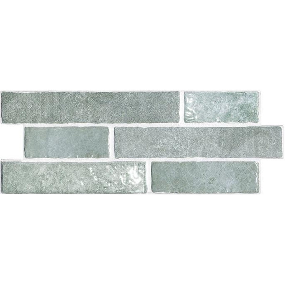 Tesoro 6.25" x 15.25" Dany Interlocking Brick Porcelain Tile